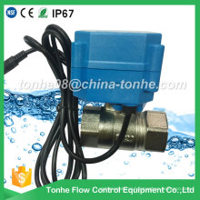 Dn20 2-Way Cr202 220V Nickel Plated Brass Electric Motorized Ball Valve for Steam